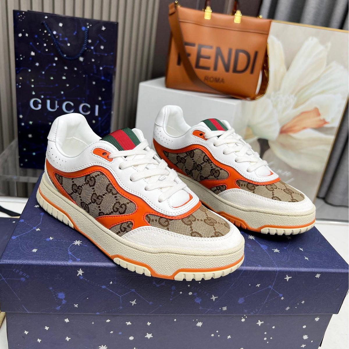 Women's fashionable printed sports shoes 0725123003