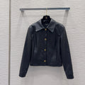 New Fashion Women's CC Leather Jacke DM1326092006