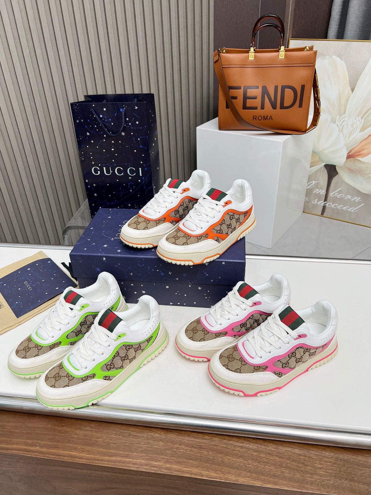 Women's fashionable printed sports shoes 0725123003