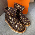 New fashion printed warm snow boots PT1023110616