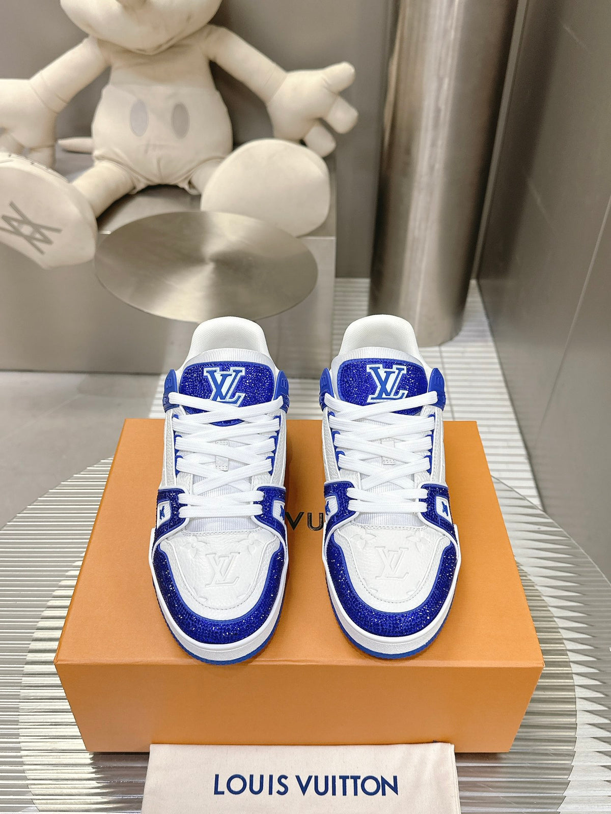 L trainer fashion diamond sneakers 0725032601