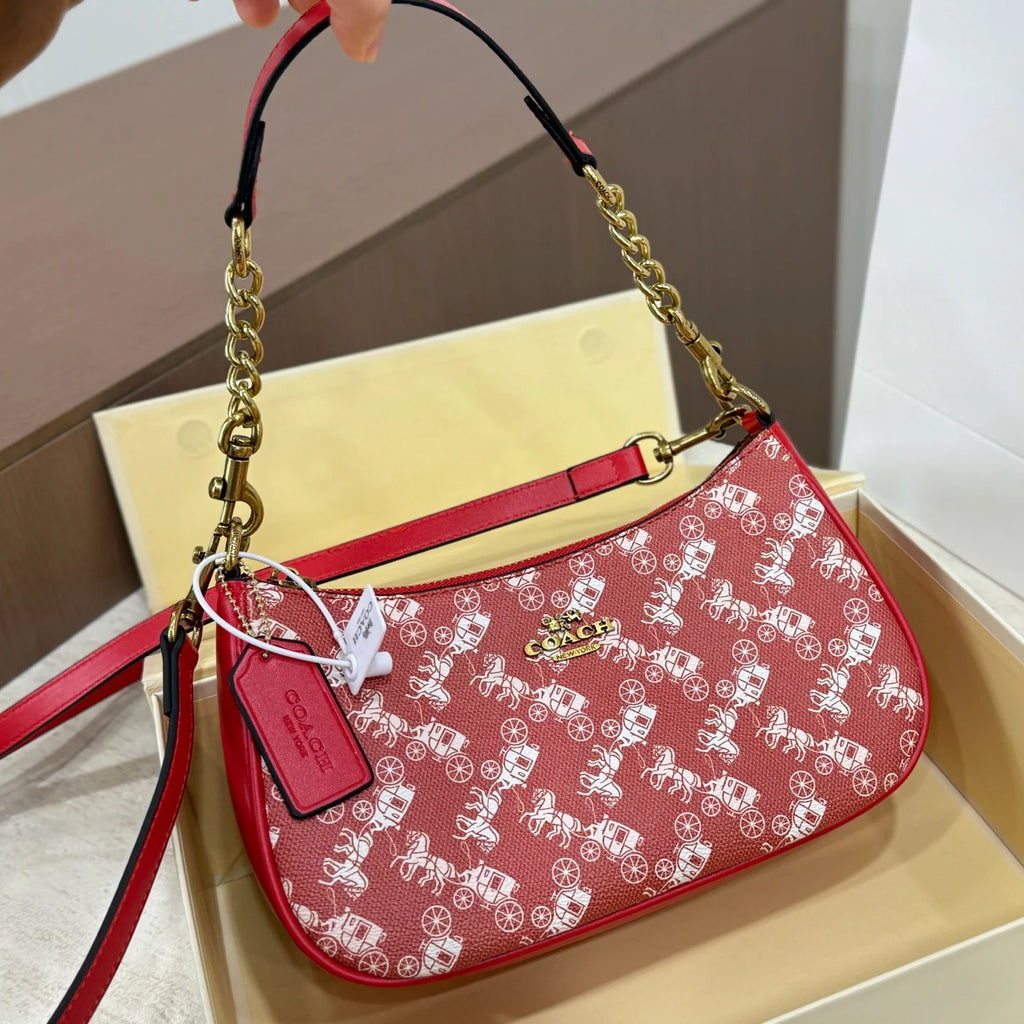 Ruby-colored mahjong bag 1426020509