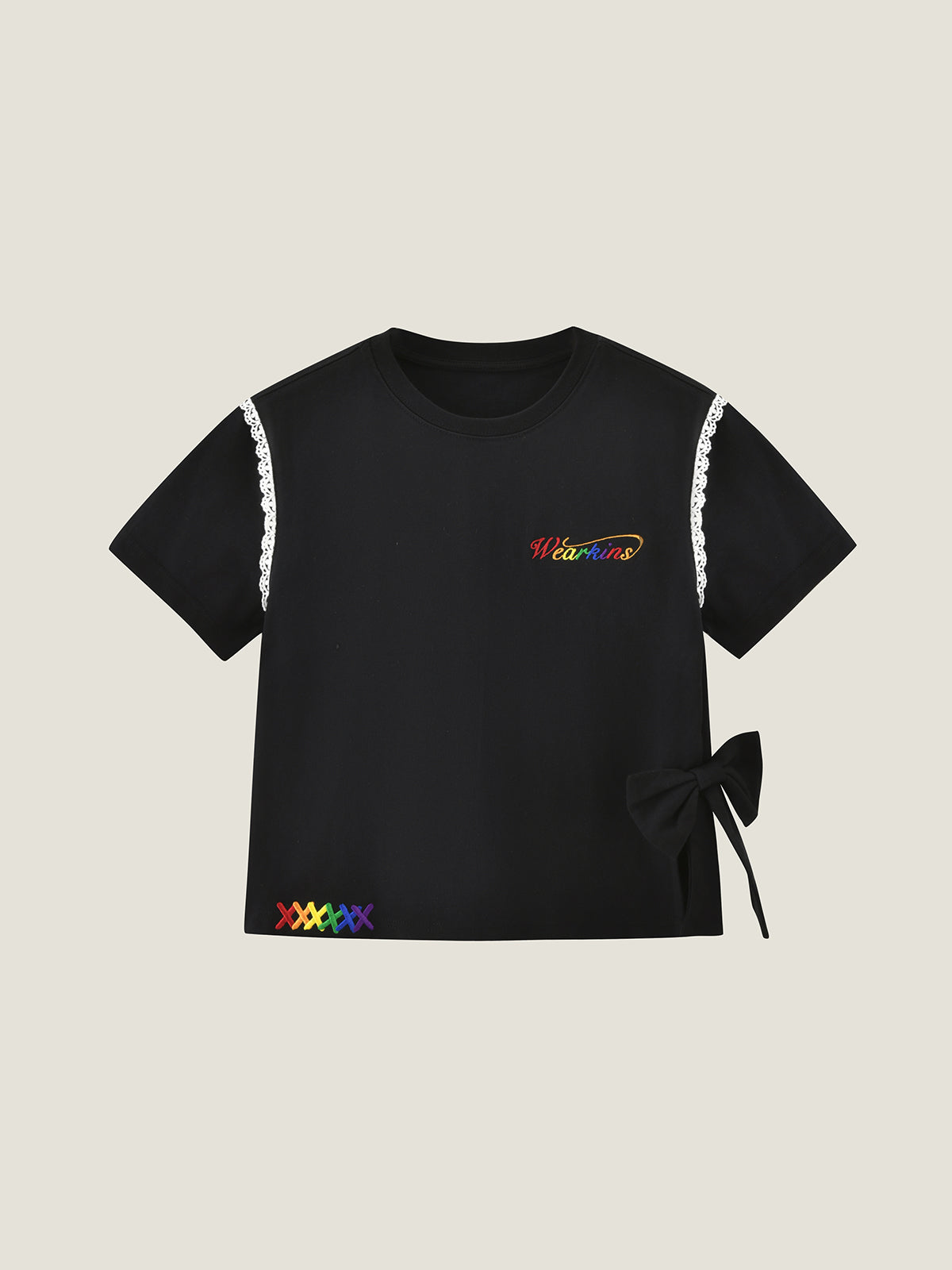 Family Matching Rainbow Embroidered Tee | PRIDE MONTH