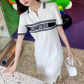 New Classic All-match Polo Dress 1024041705