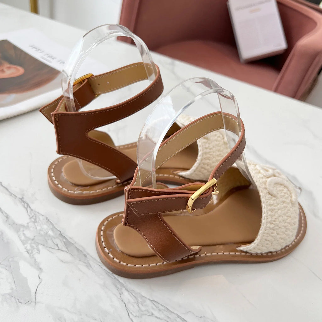 Classic Logo Woven Sandals 1025070208