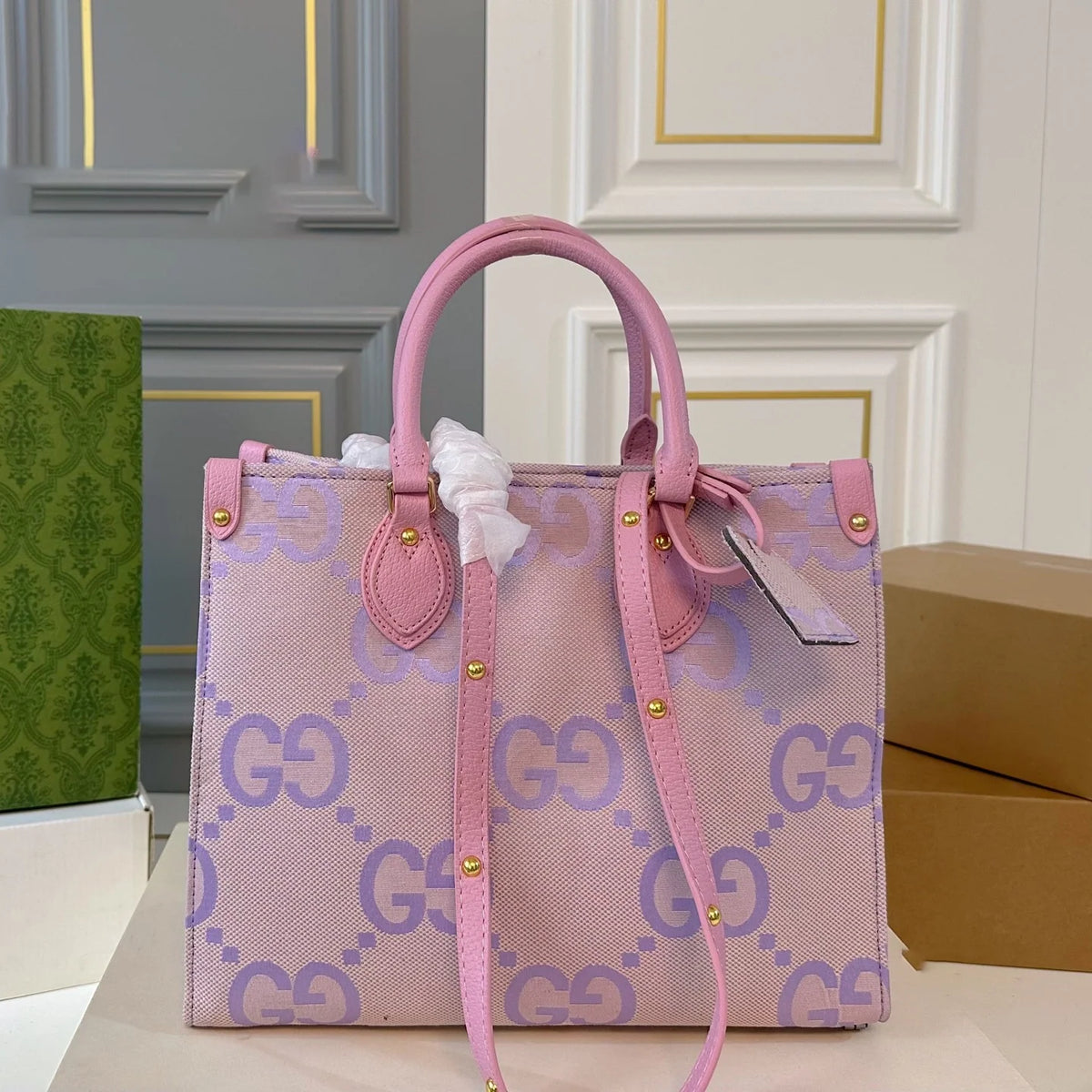 New monogram canvas tote bag 1426012006
