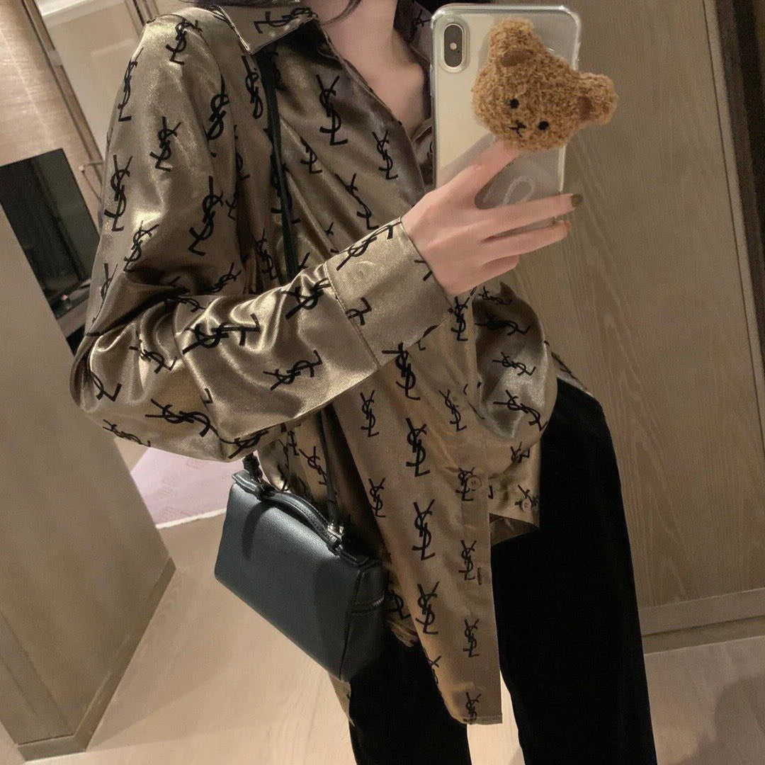 New fashion versatile casual shirt for women 1024010505