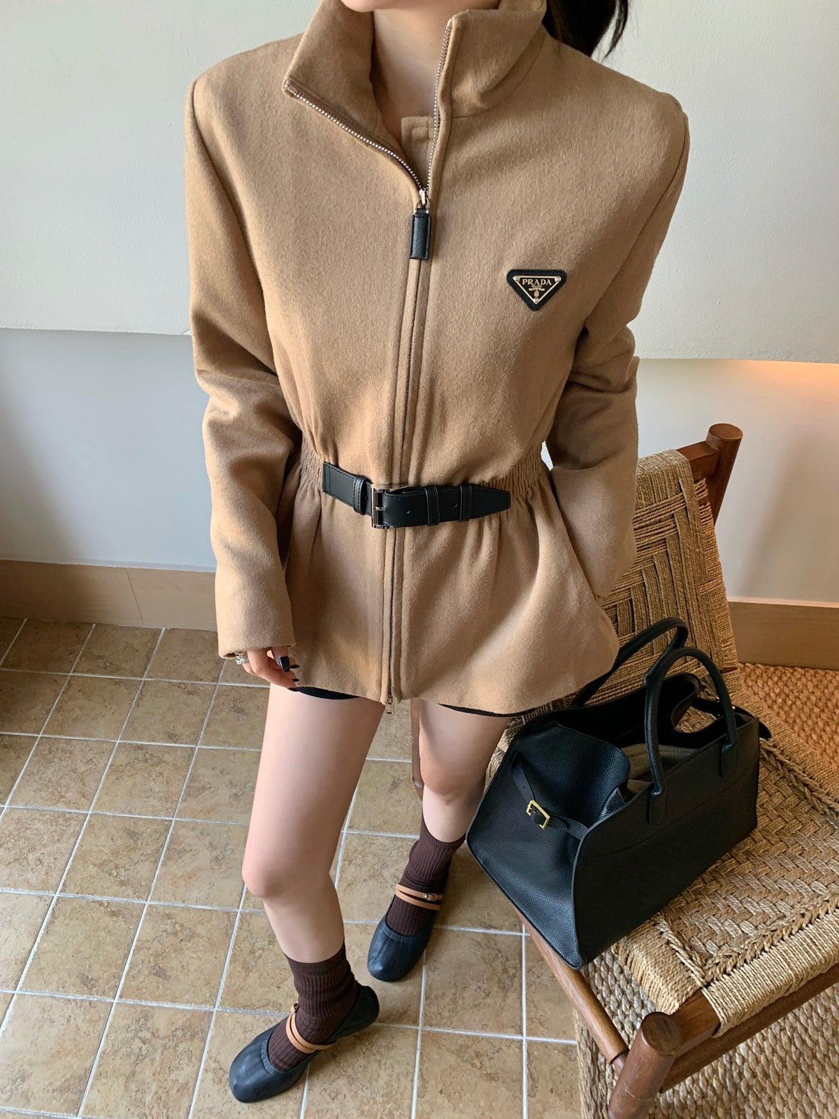 P fashion long coat 0724111209