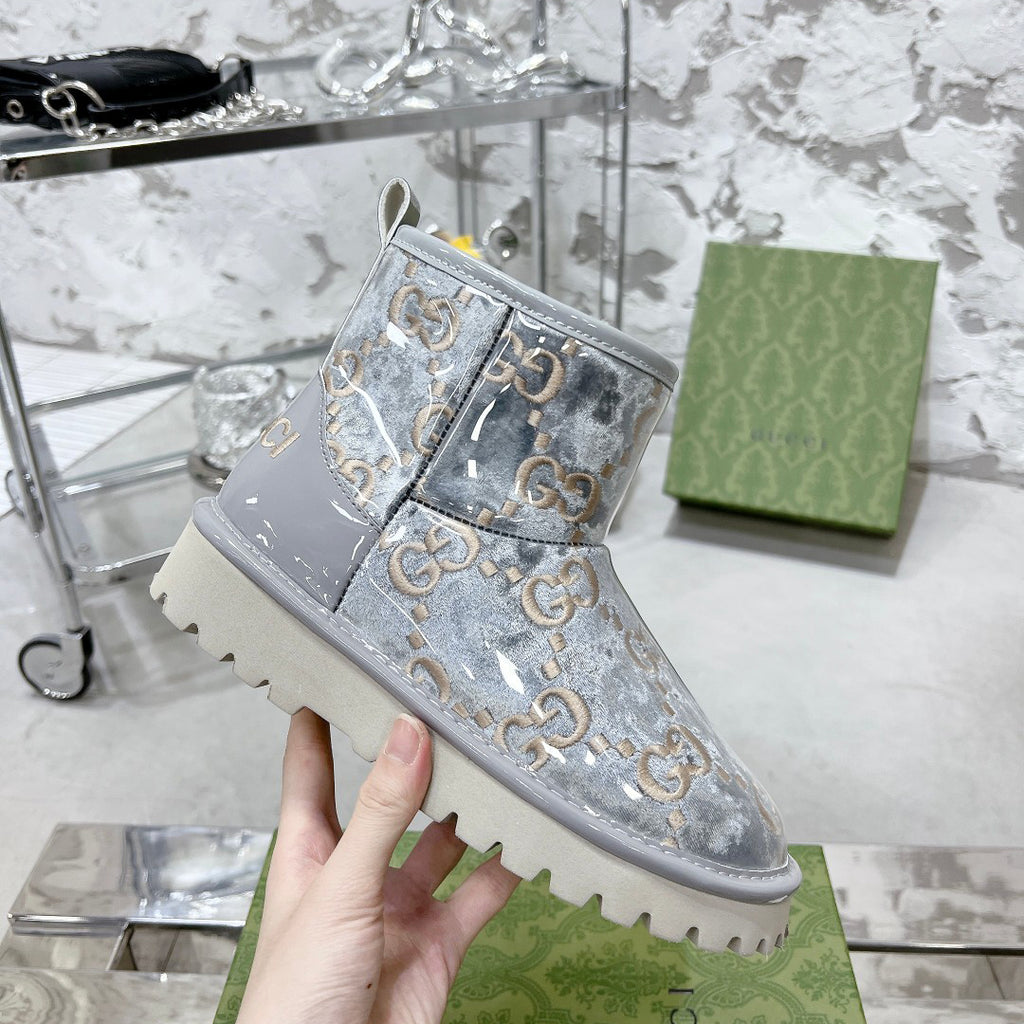 G fashion winter women's PVC electroplated snow boots XC0723110304