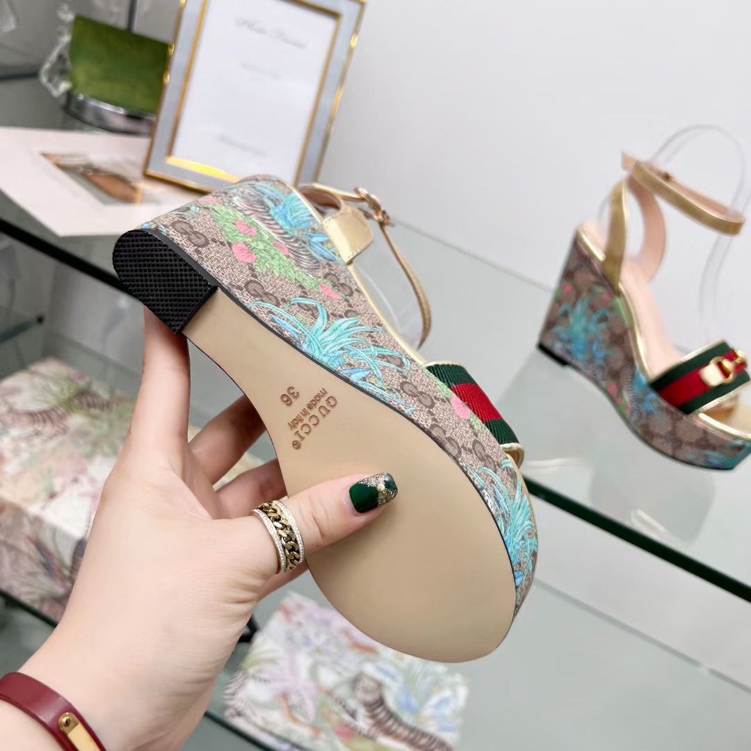 flower and bird Cordyceps series all-match sandals-02