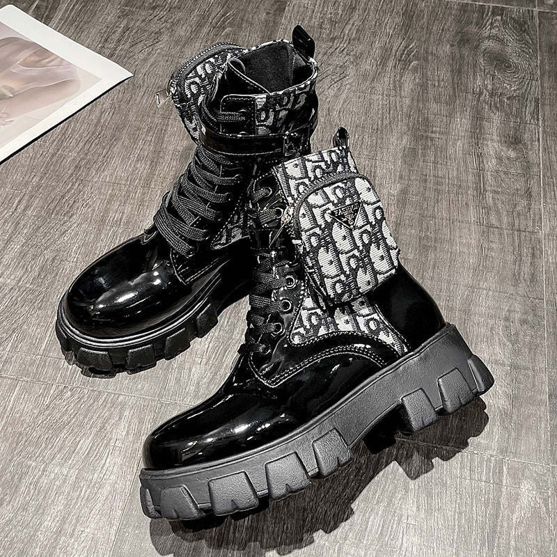Fashion and versatile thick soled Martin boots PF1023101322