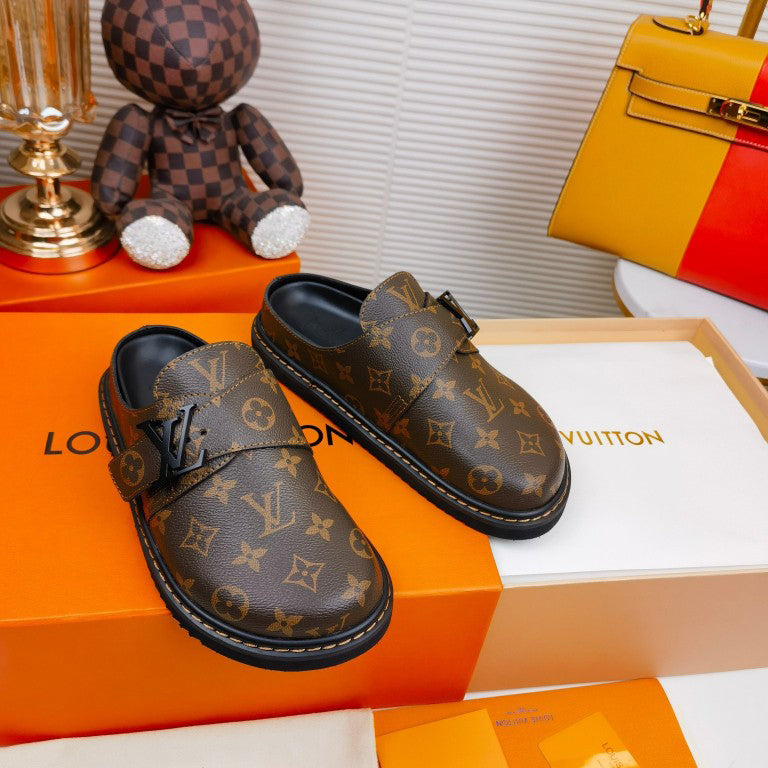 Printed Round Toe Slippers 03136