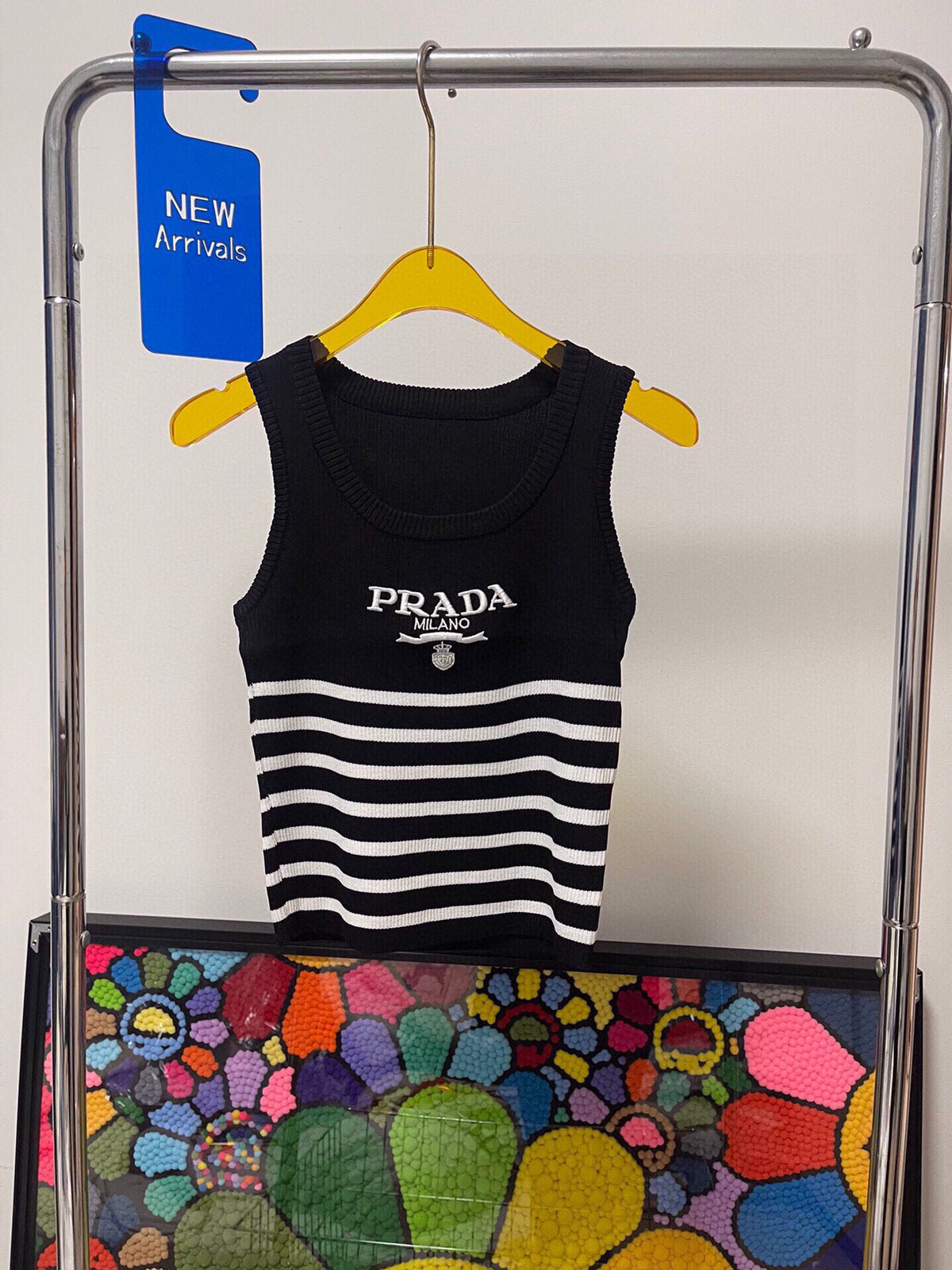 P short-sleeved knitted vest 0725061630