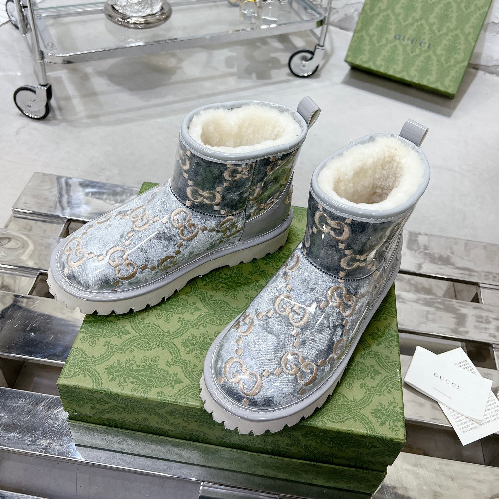 G fashion winter women's PVC electroplated snow boots XC0723110304
