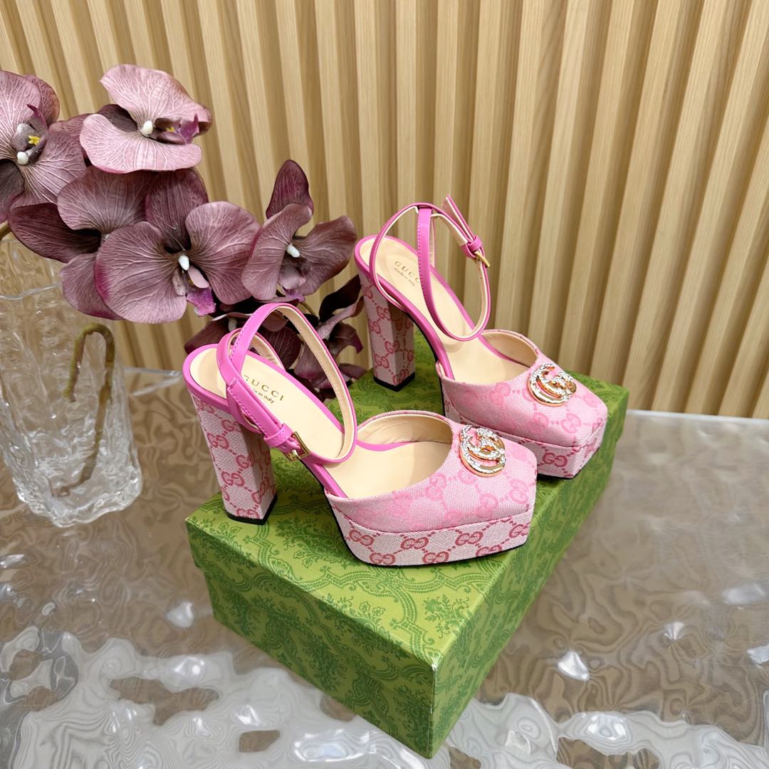 G new fashion ladies printed high heels 0725042004