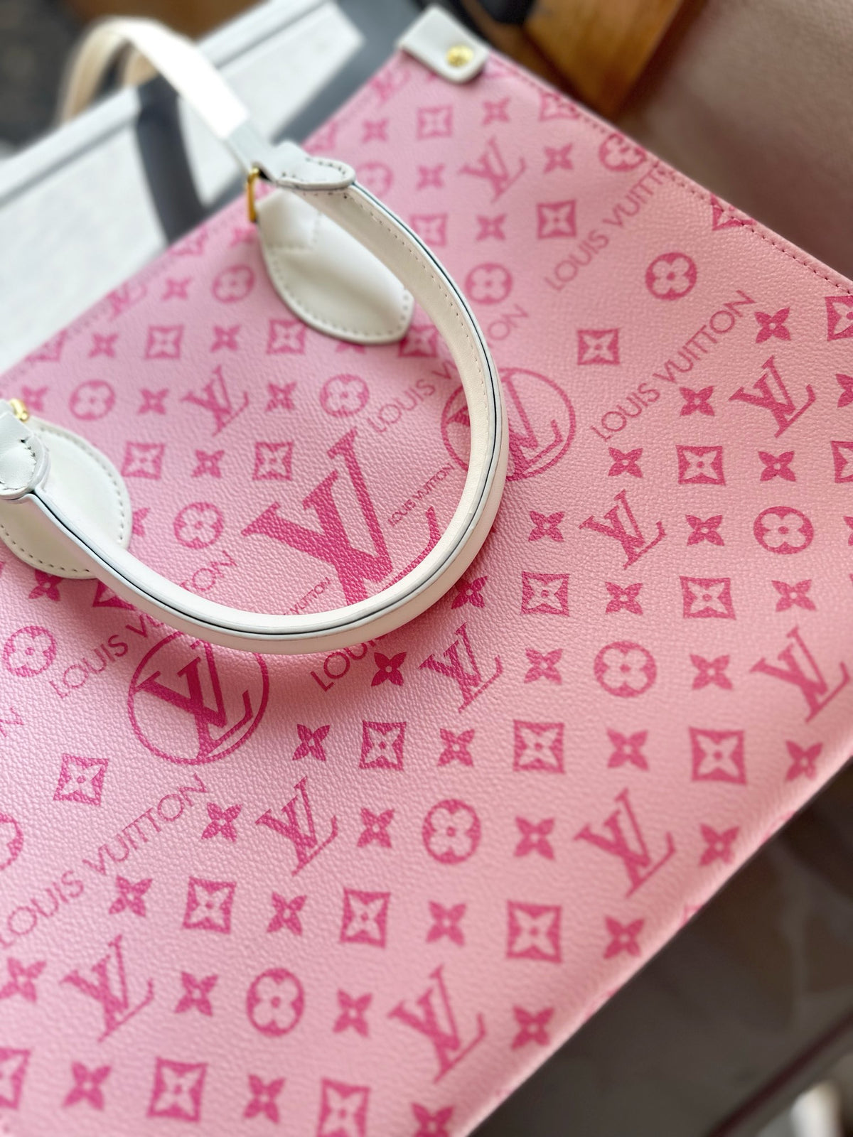 V fashion printed tote bag 0724041101
