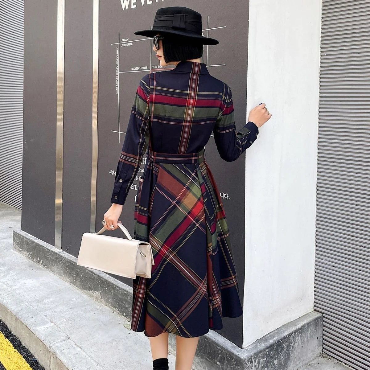 New shirt mid length dress 1024022610