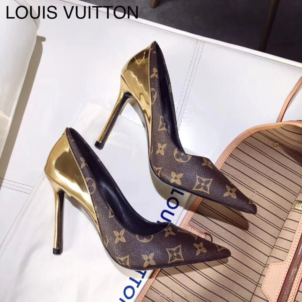 New fashionable and versatile presbyopia 7.5cm high heels 1024022118
