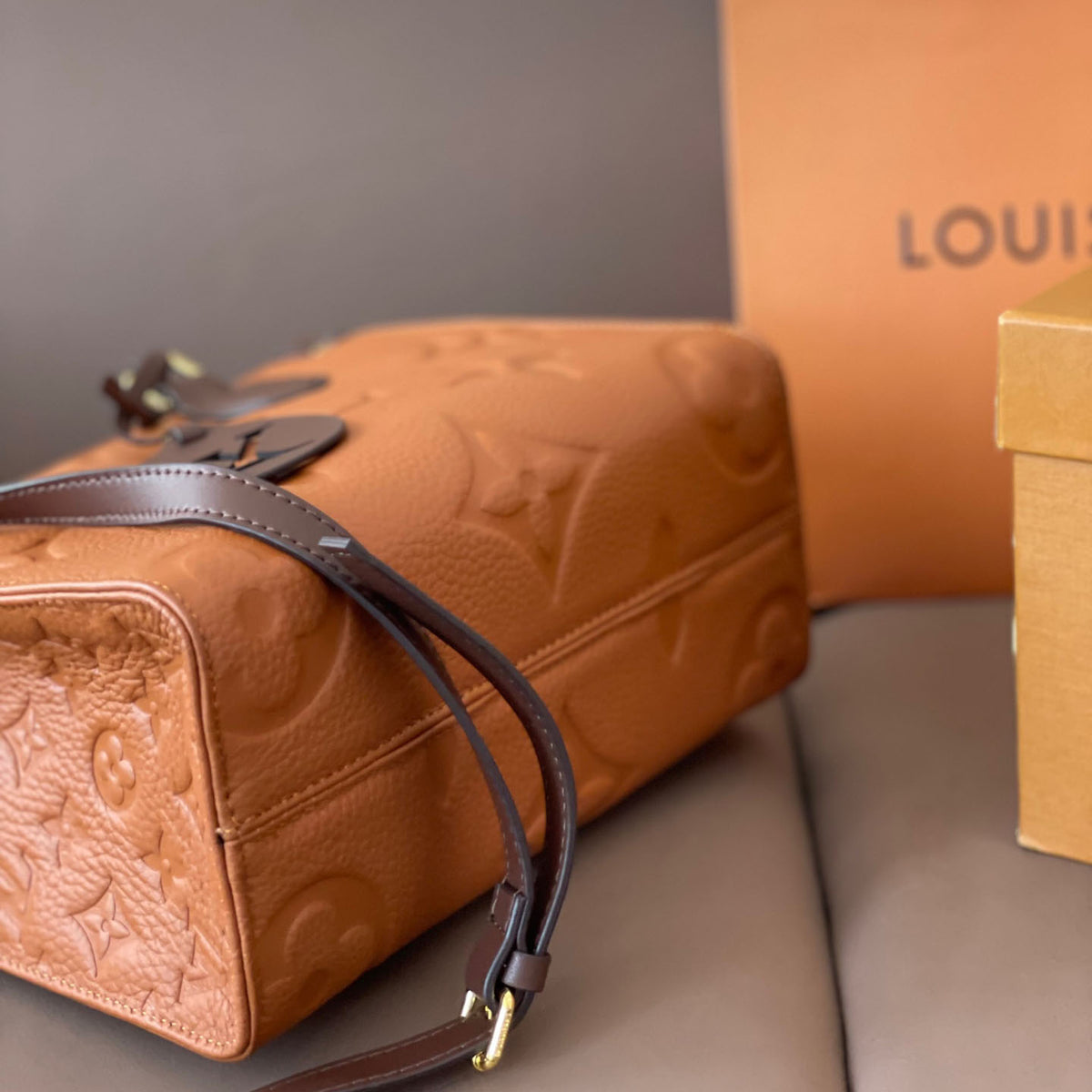L Fashion Embossed Cowhide Bag XC24092411