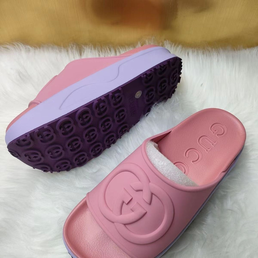 New letter outerwear thick sole sandal PD051903