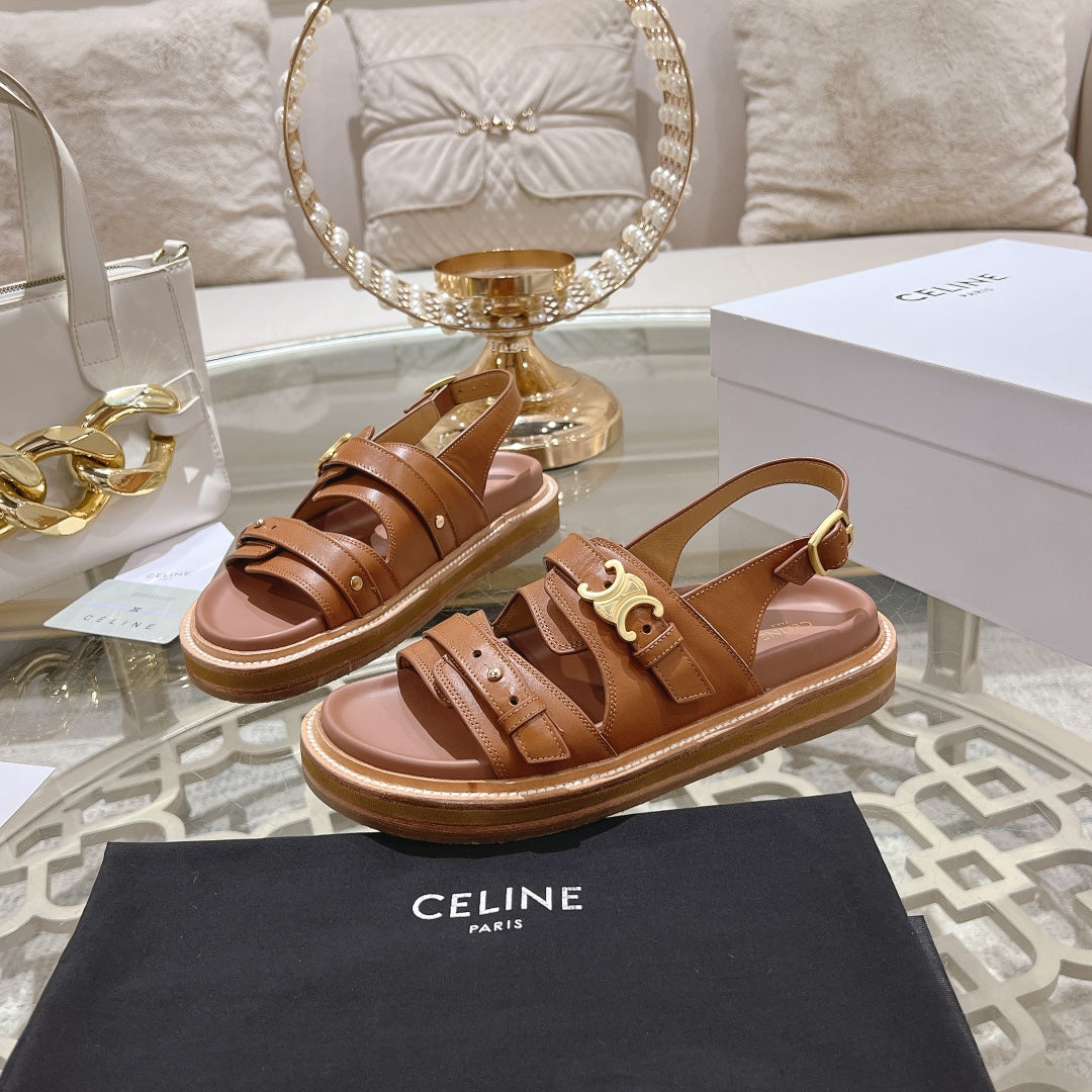 CLN Fashion Leather Roman Sandals 0725041402