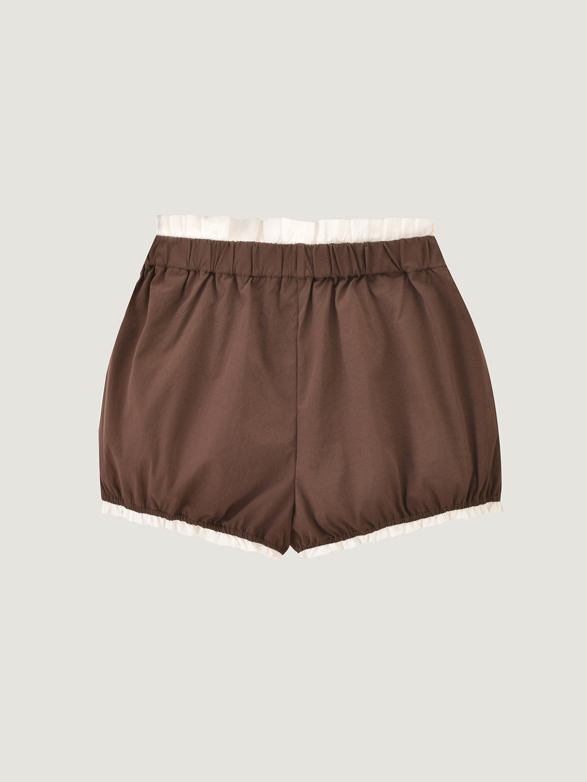 Preppy Contrast Collar Plaid Crop Shirt + Ruffle Shorts Or Skirt Matching Set | KINS CLASS