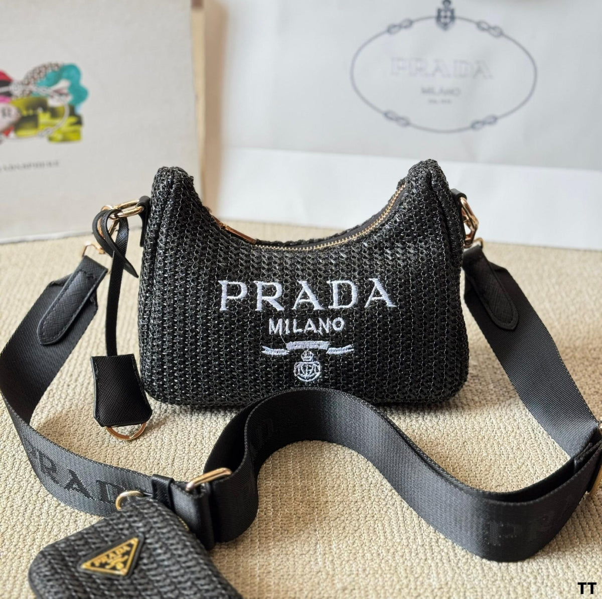 P Fashion Sunshine Straw Bag 0725022810