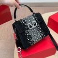 New Star Diamond High-face Fashion All-match Hand Crossbody Bag 1024071017