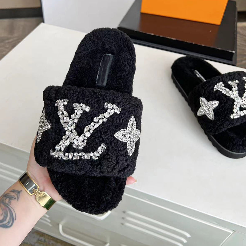 Fashion new wool slippers XC1023101627