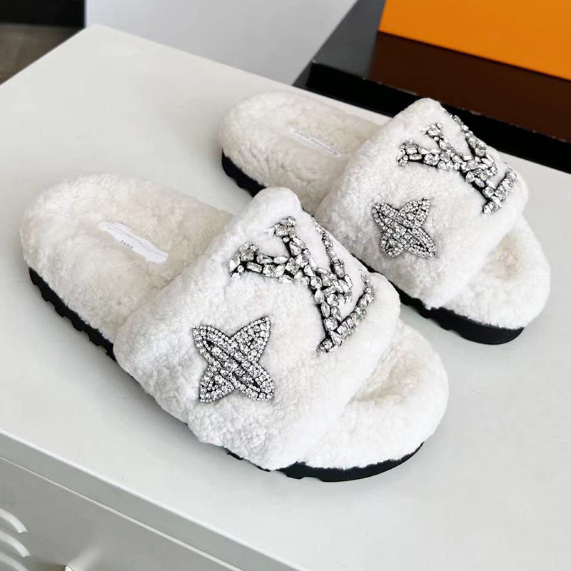 Fashion new wool slippers XC1023101627