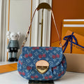 Denim Blue Cherry Crossbody Bag 1025070322