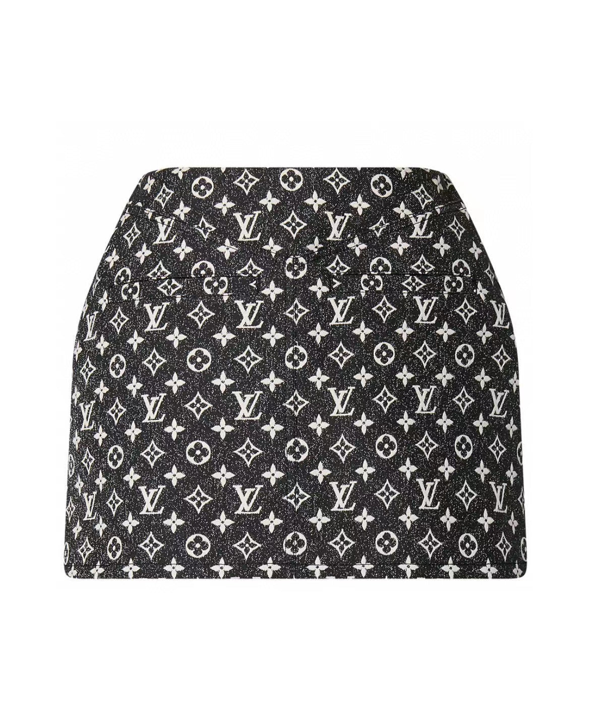 black and white skirt