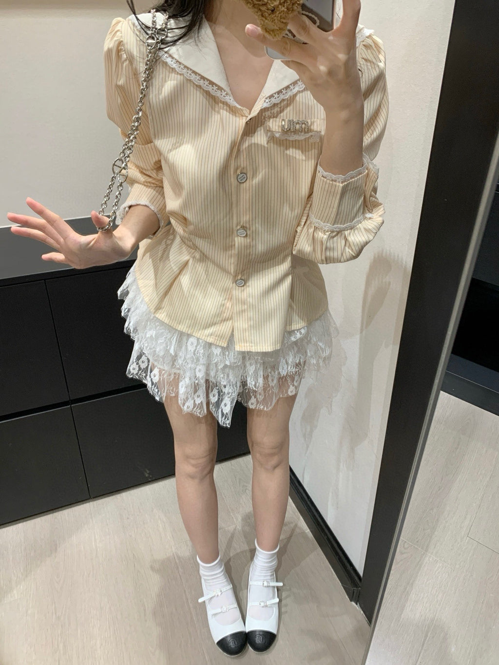 Miu fashion striped shirt 0725062004