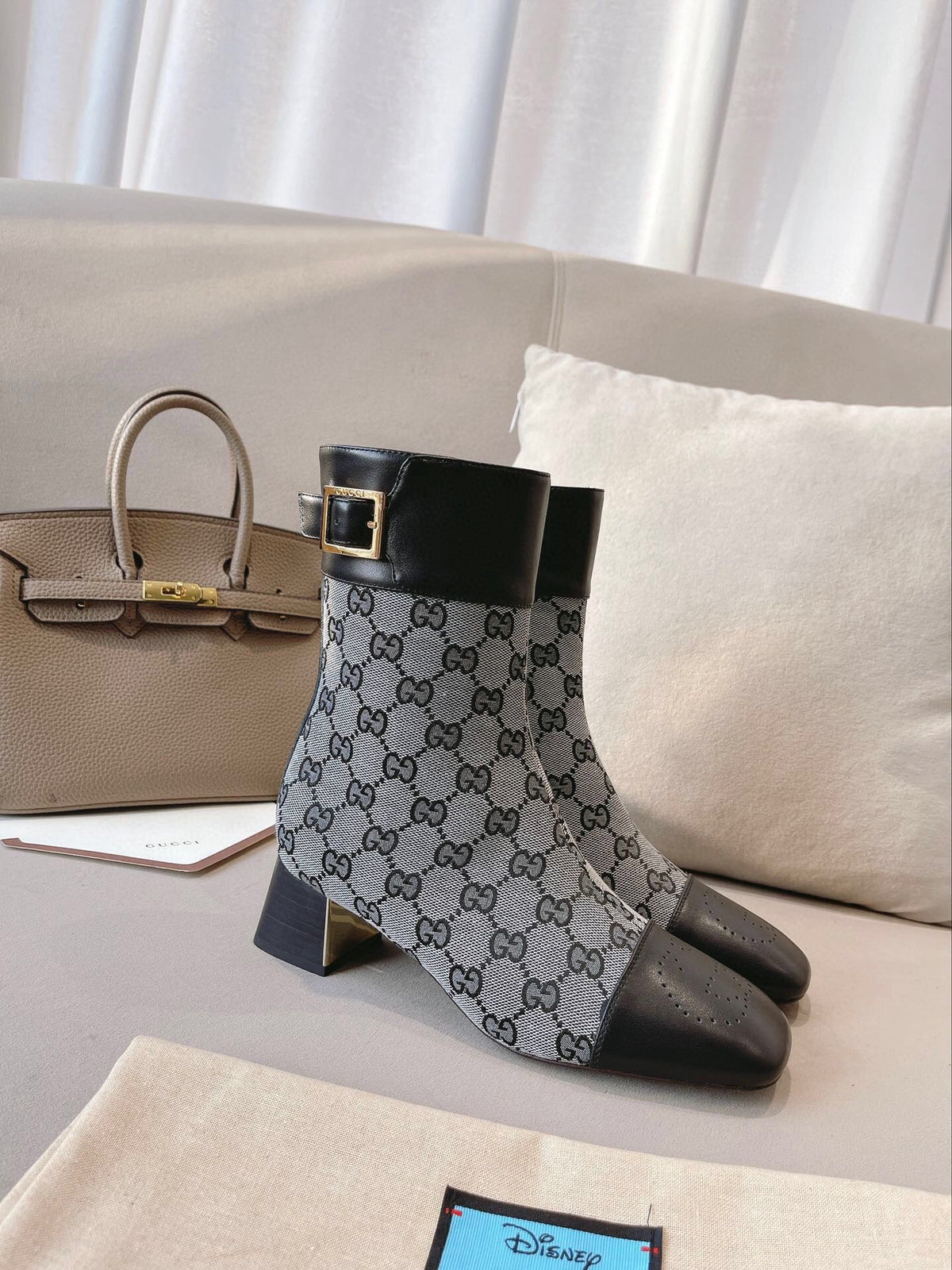 Fashion hollow  hollow carved print high heel boots 0724102314