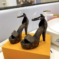 Classic Monogram versatile and elegant high heels 1824021902