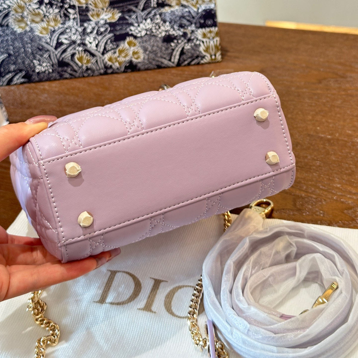 SiLer buckle romantic purple Lady Diana bag 1824061111