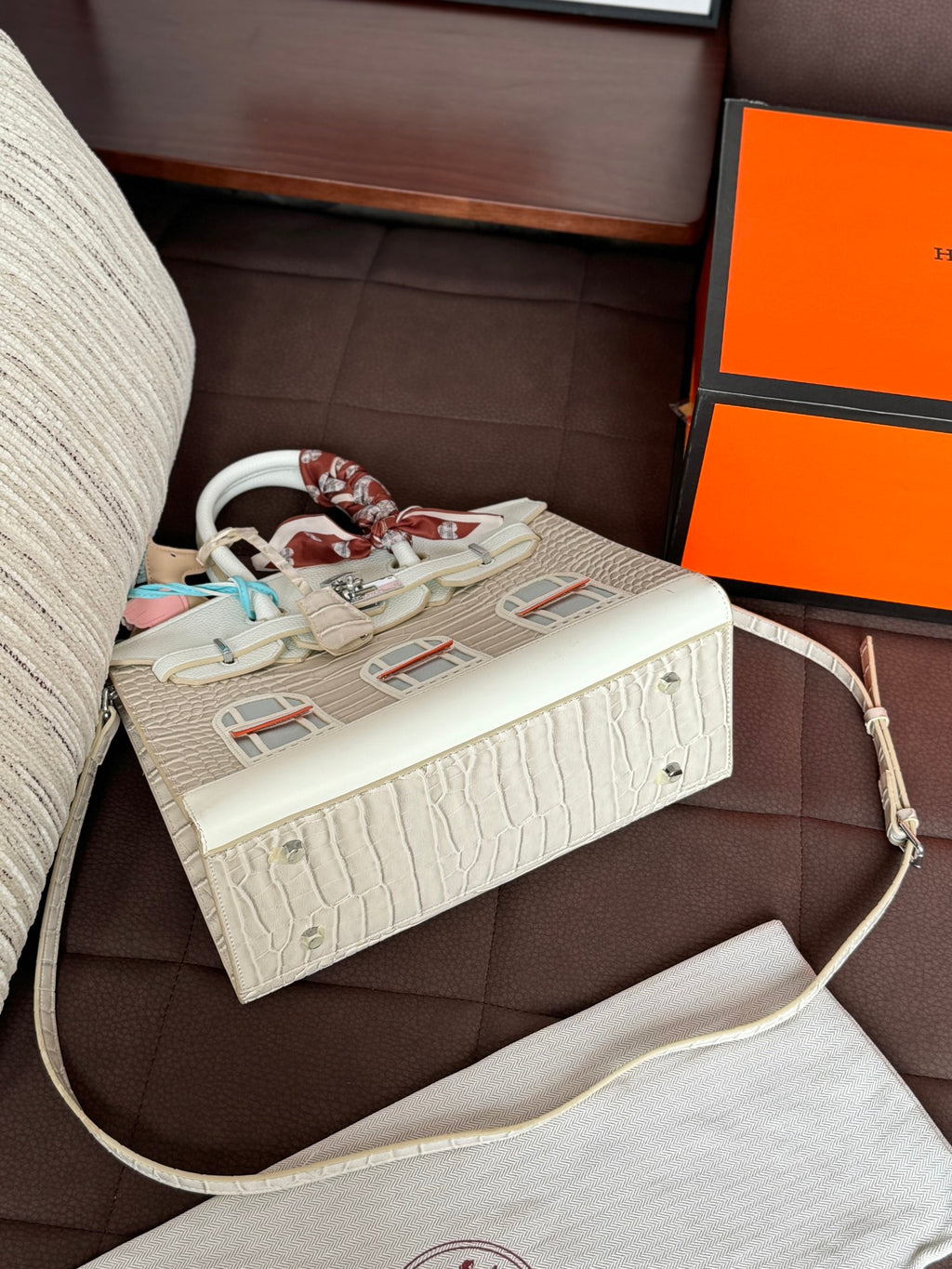 H Birkin platinum handbag 0726070601