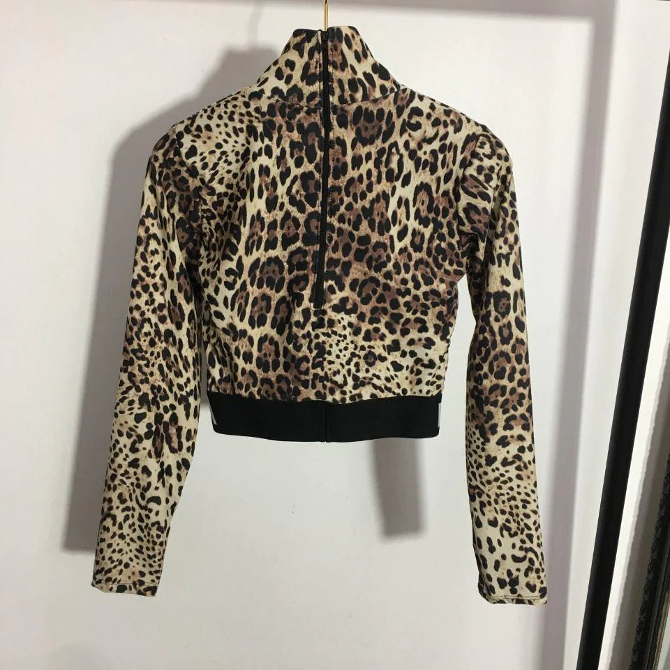 Fashion Print Retro Two-Piece Outer Wear 1024030416