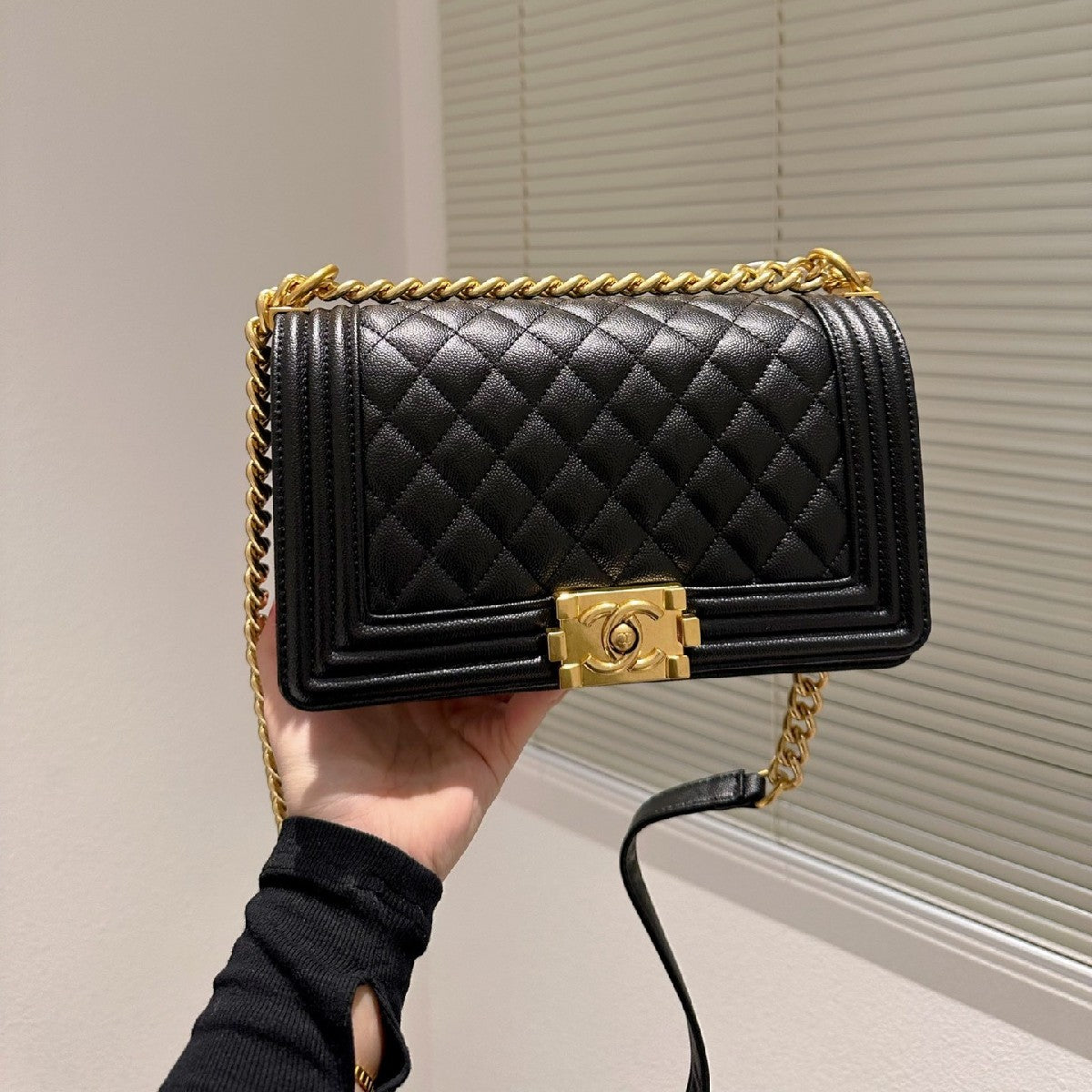 Classic Caviar Leather Handbags