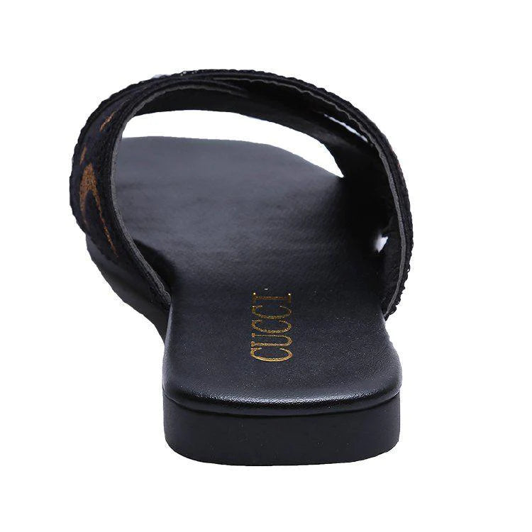 New Cross Elastic Flat Sandals And Slippers 1024040307