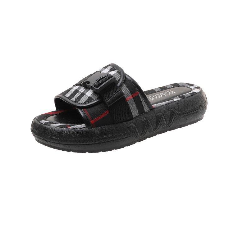 Fashionable plaid classic platform sandals 1024022104