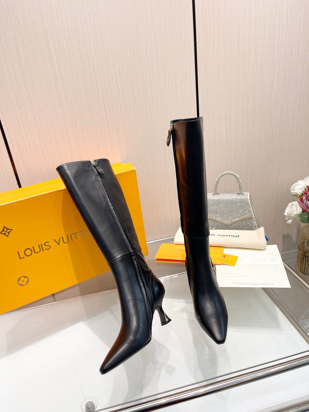 L new fashion 6.5cm leather boots 0724102307