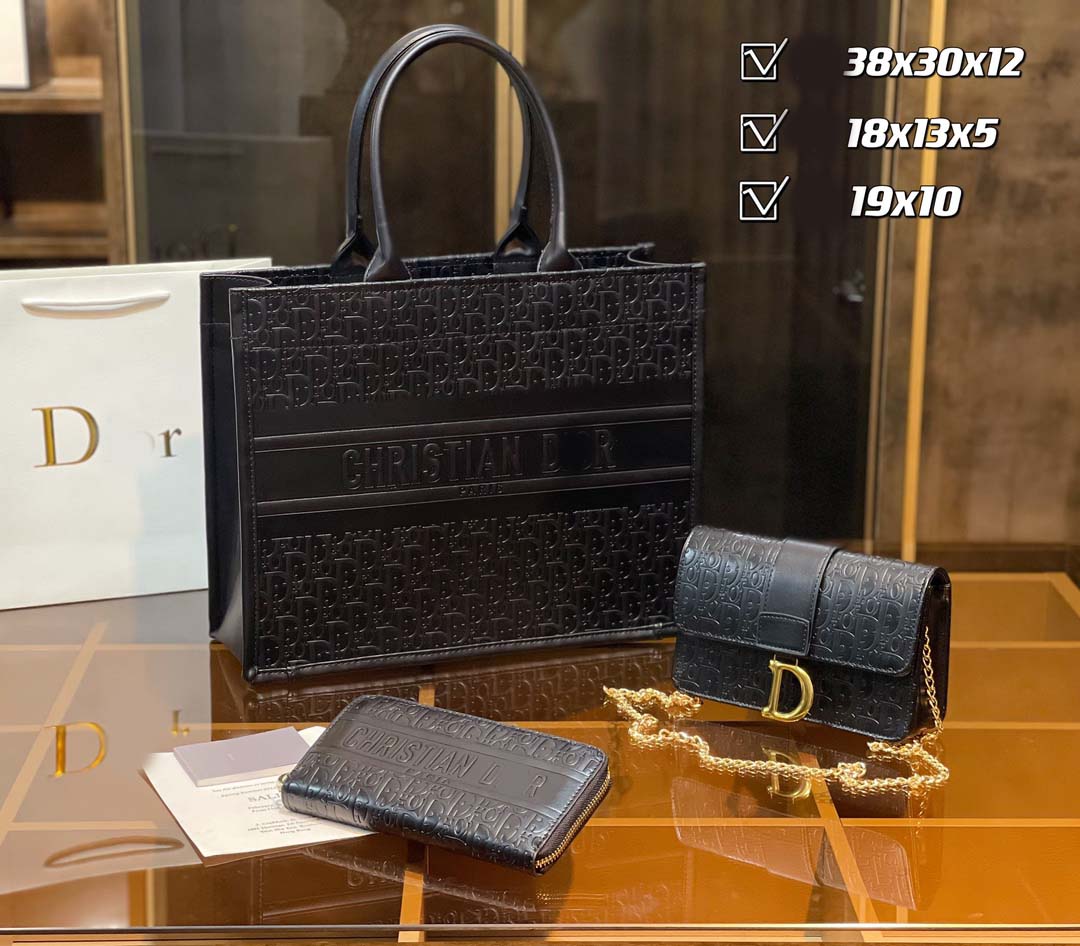 New fashion design style all-match three-piece bag 188