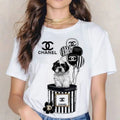Summer Fashion Print T-shirt 3D1024042305