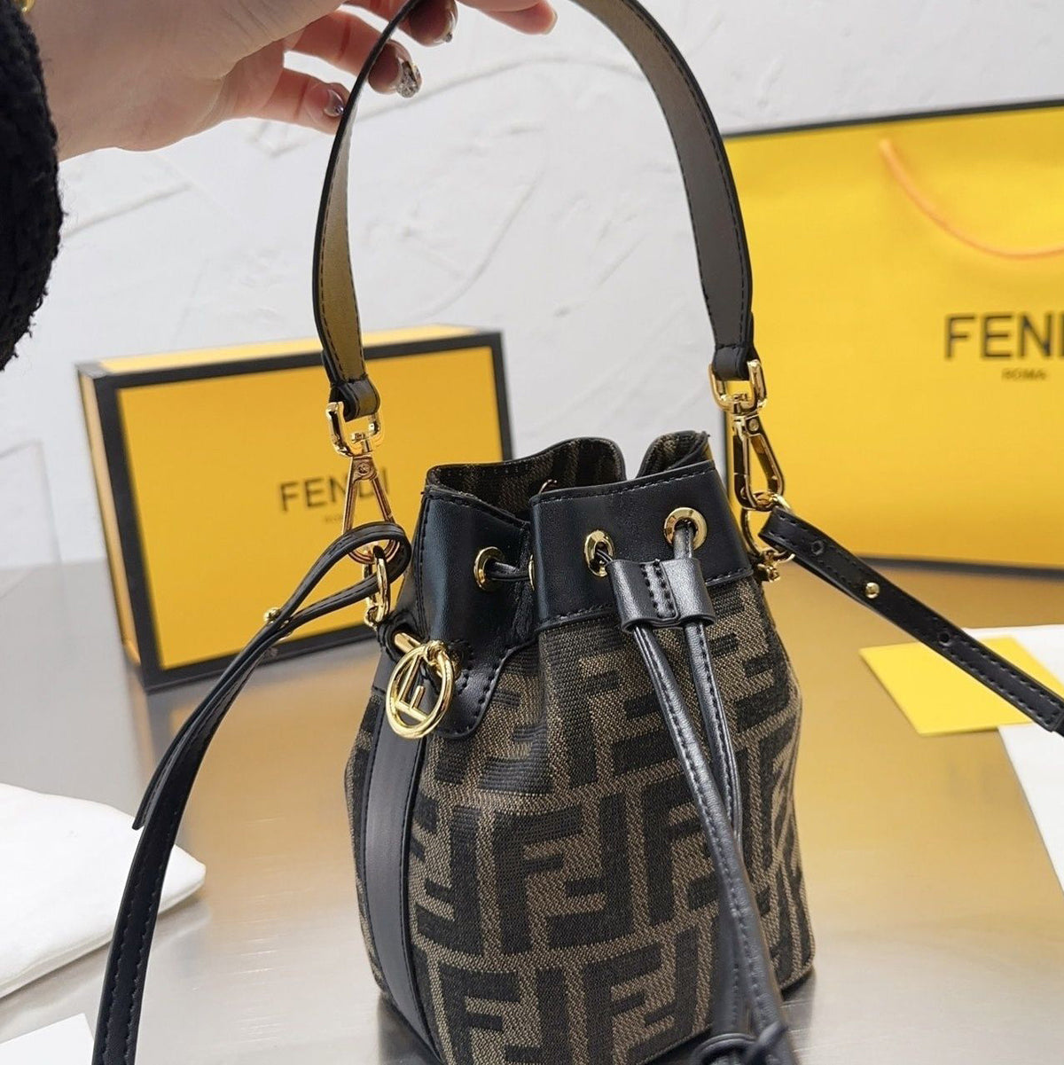 Fashion new silk scarf handbag PD10062812