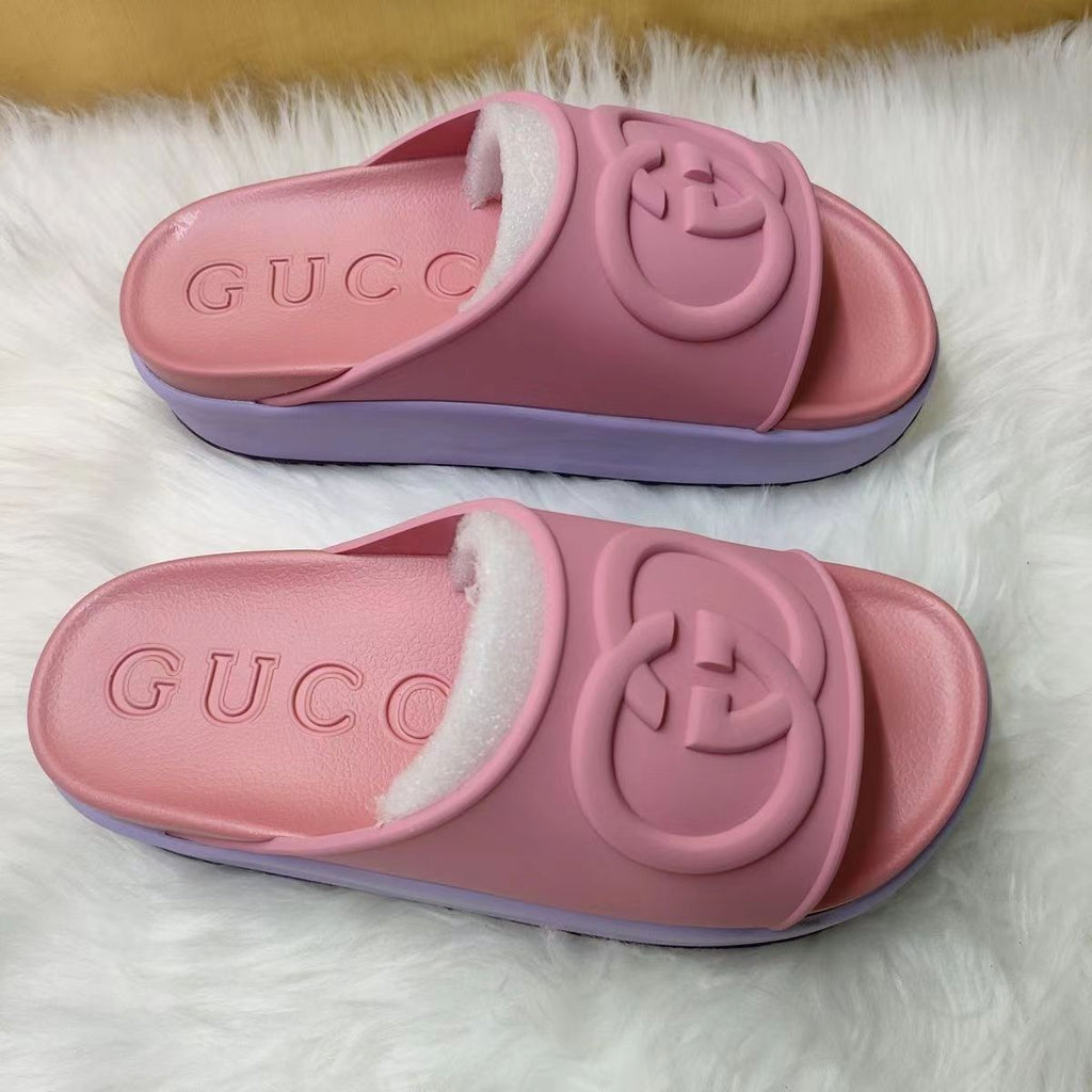 New letter outerwear thick sole sandal PD051903