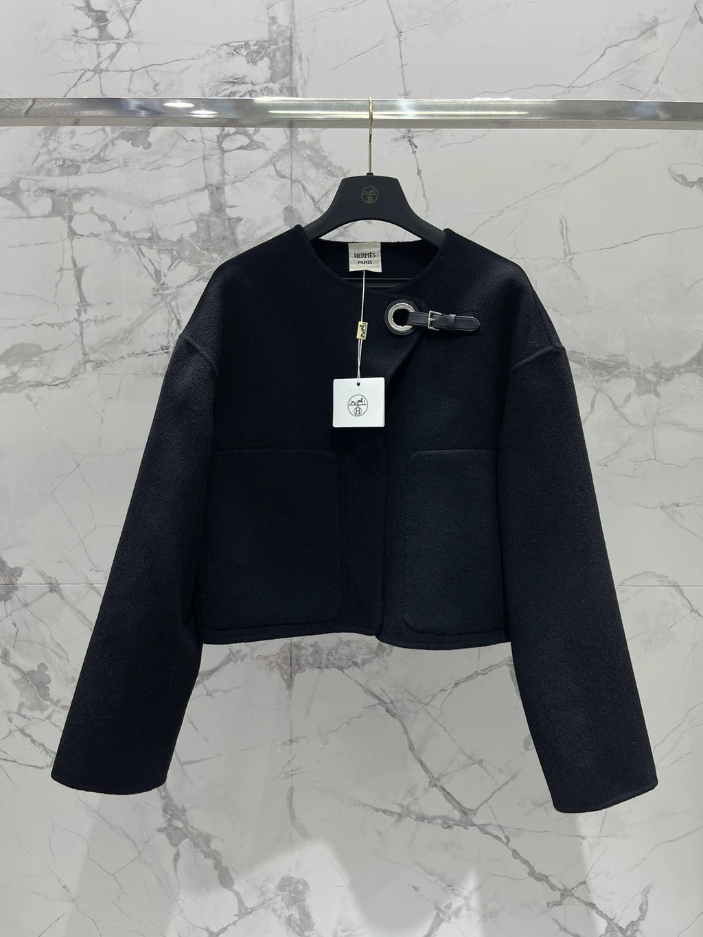 H Fashion Women's Cashmere Short Jacket 0724022302