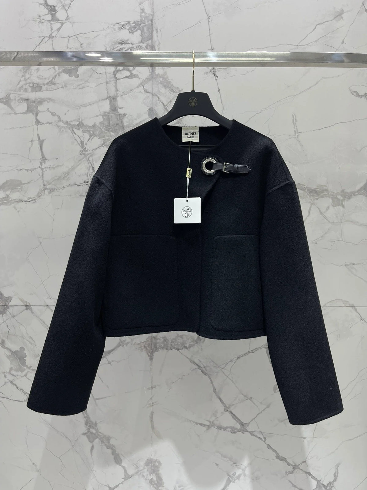 H Fashion Women's Cashmere Short Jacket 0724022302