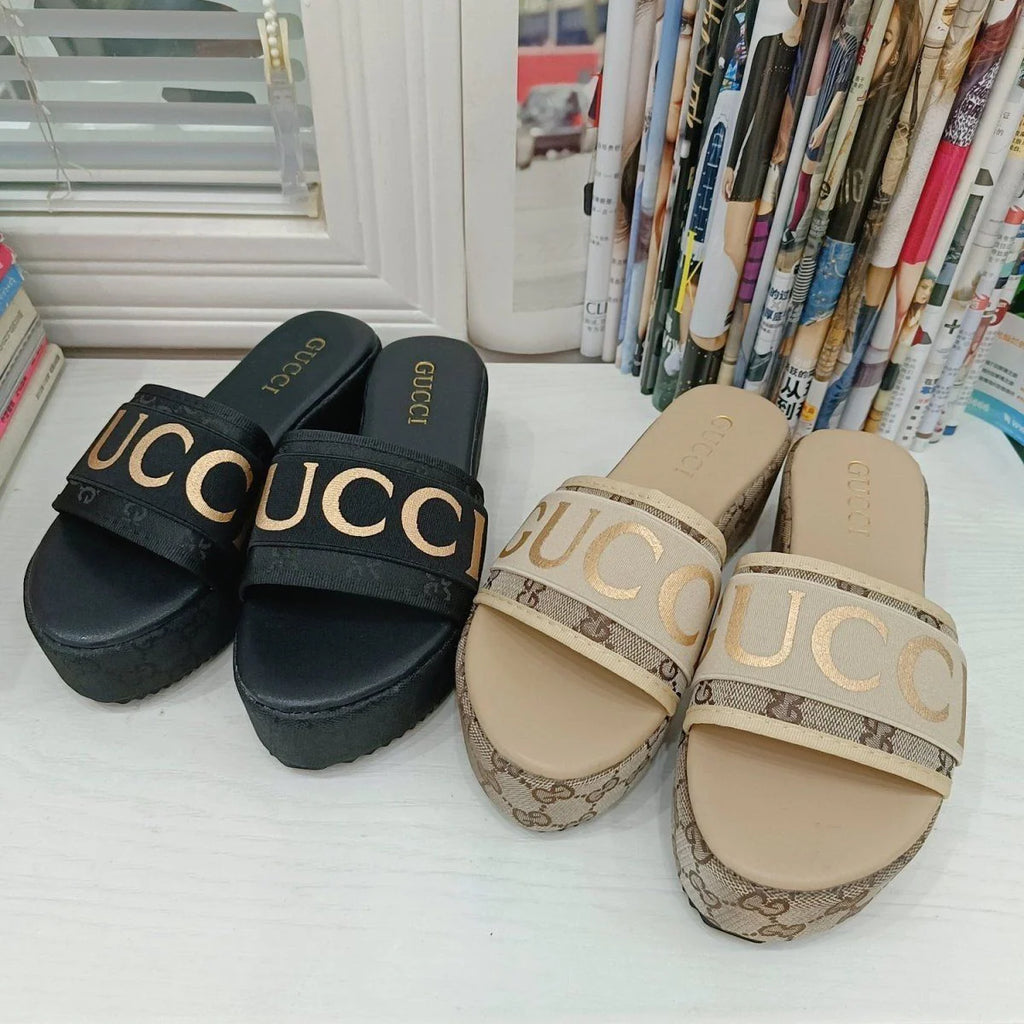 New Metallic Letter Women's Sandals 1024031806