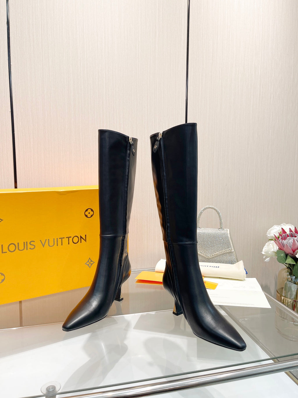 L new fashion 6.5cm leather boots 0724102307